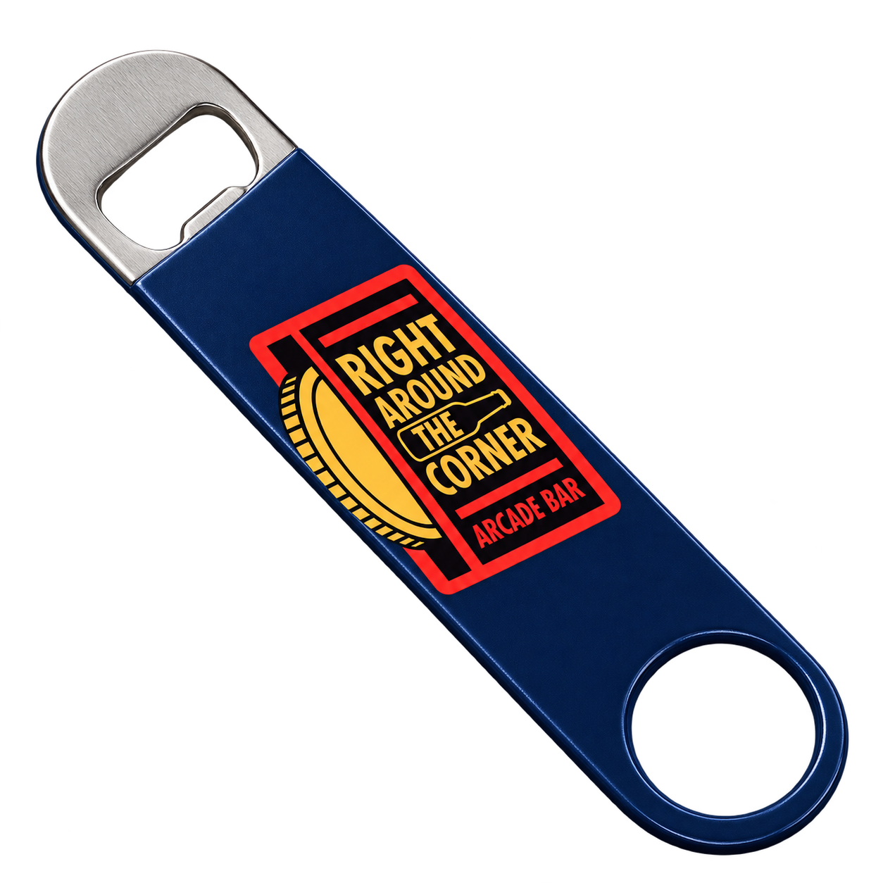 Design preview: Flat navy RATC bartender bottle opener